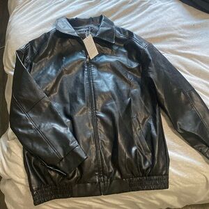 Automet women’s faux leather jacket